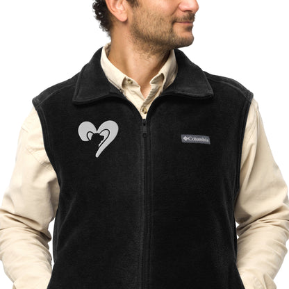 Doodle Embroidered Men’s Columbia Fleece Vest