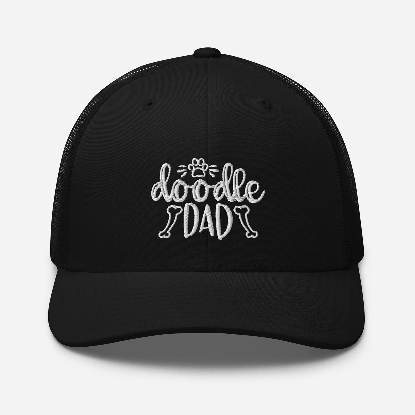 Doodle Dad Embroidered Trucker Cap