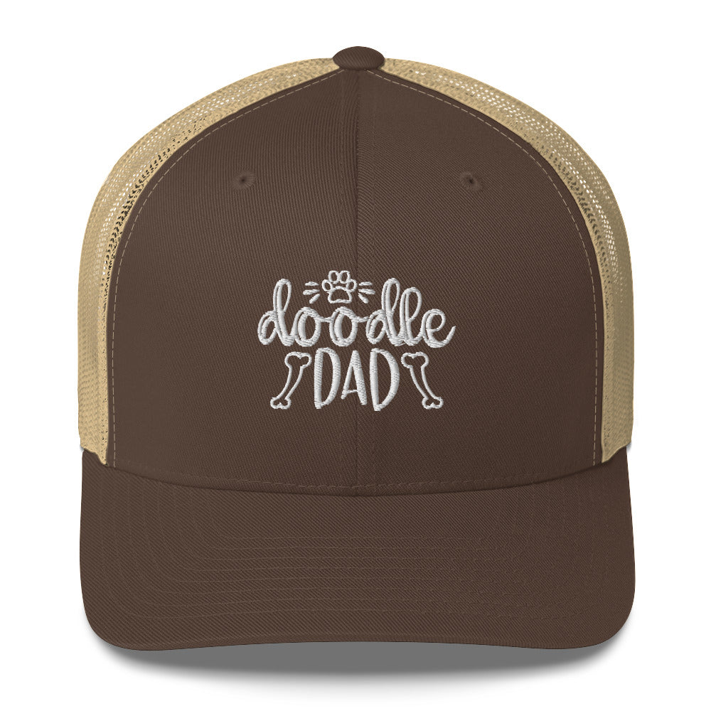 Doodle Dad Embroidered Trucker Cap