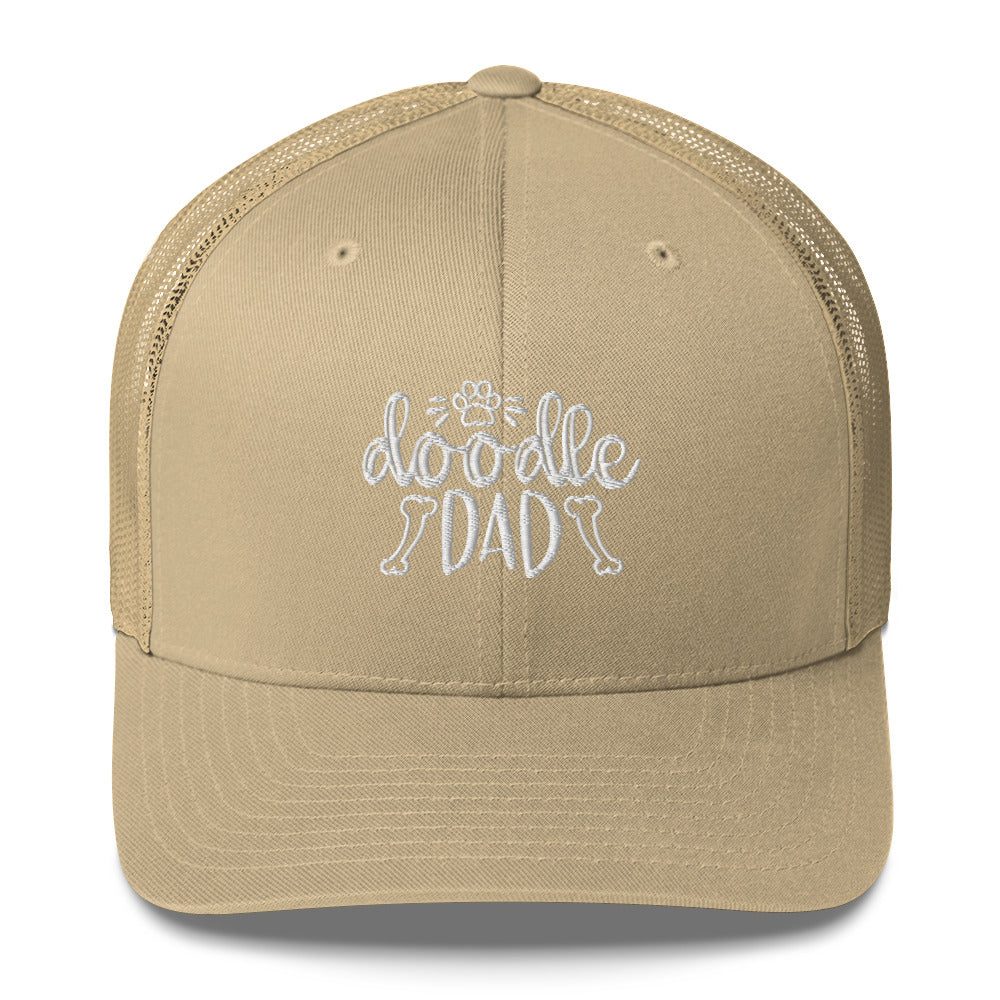 Doodle Dad Embroidered Trucker Cap