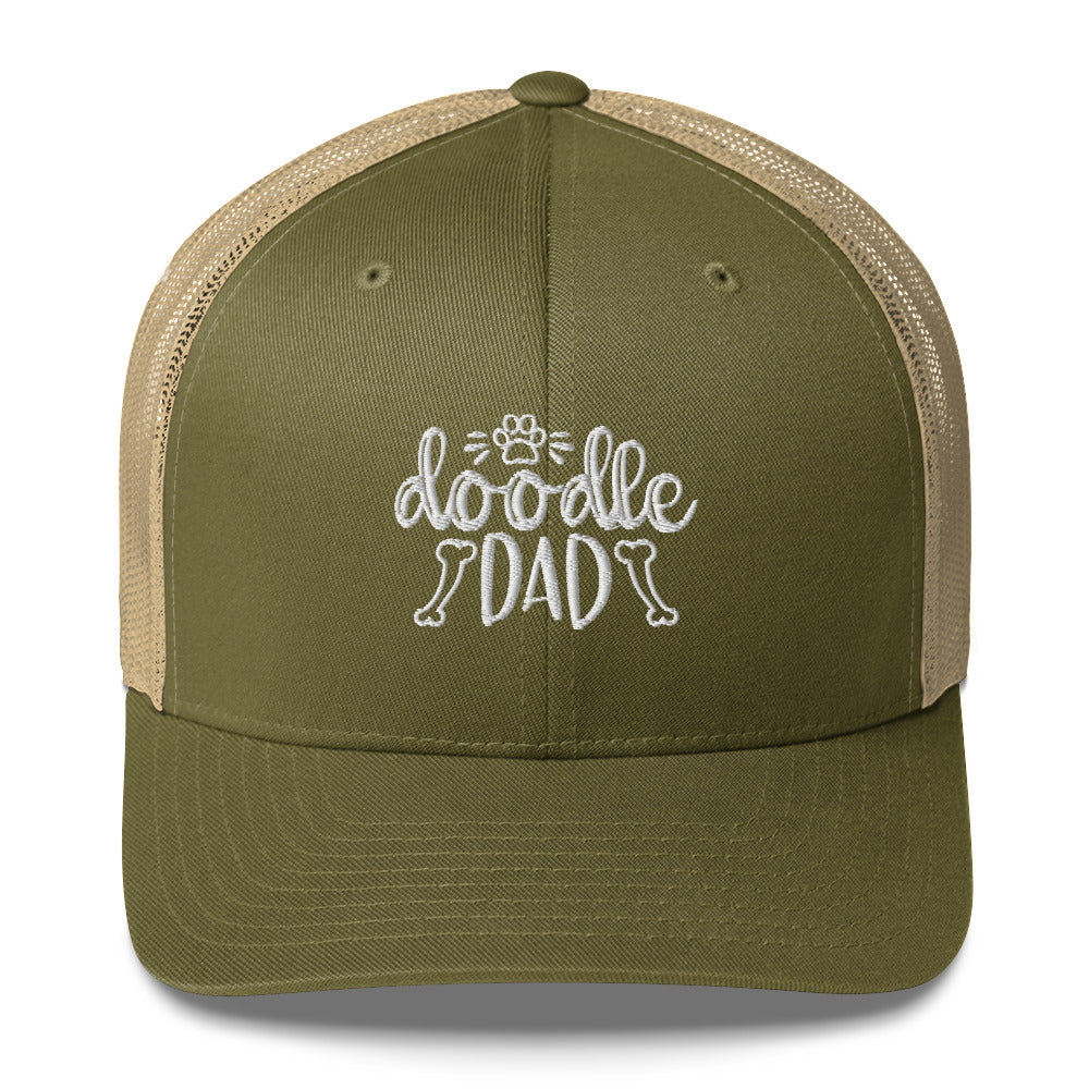 Doodle Dad Embroidered Trucker Cap