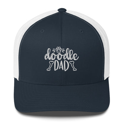 Doodle Dad Embroidered Trucker Cap