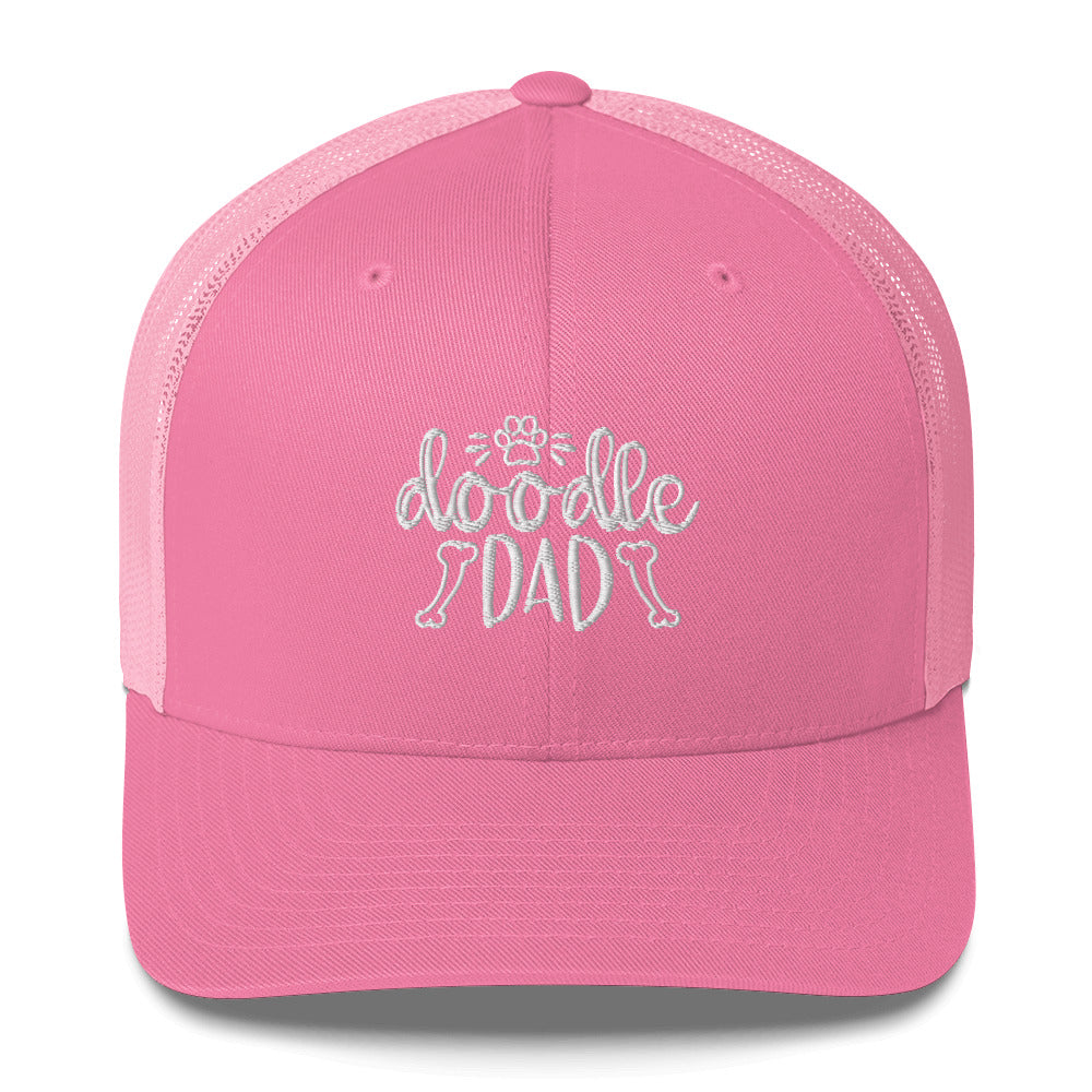 Doodle Dad Embroidered Trucker Cap