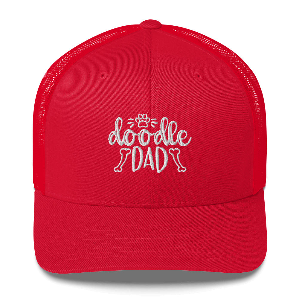 Doodle Dad Embroidered Trucker Cap