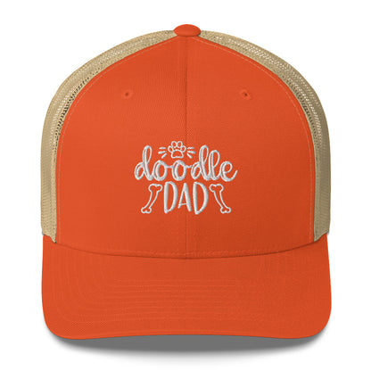 Doodle Dad Embroidered Trucker Cap