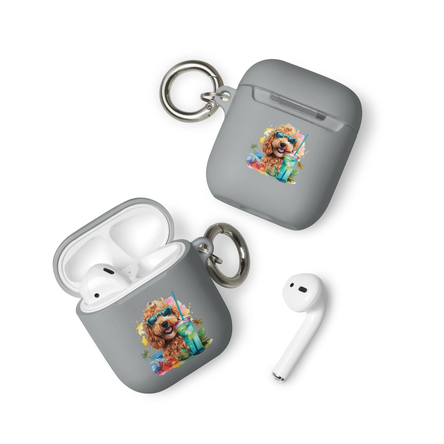 Apricot Doodle Rubber Case for AirPods® & AirPods® Pro!