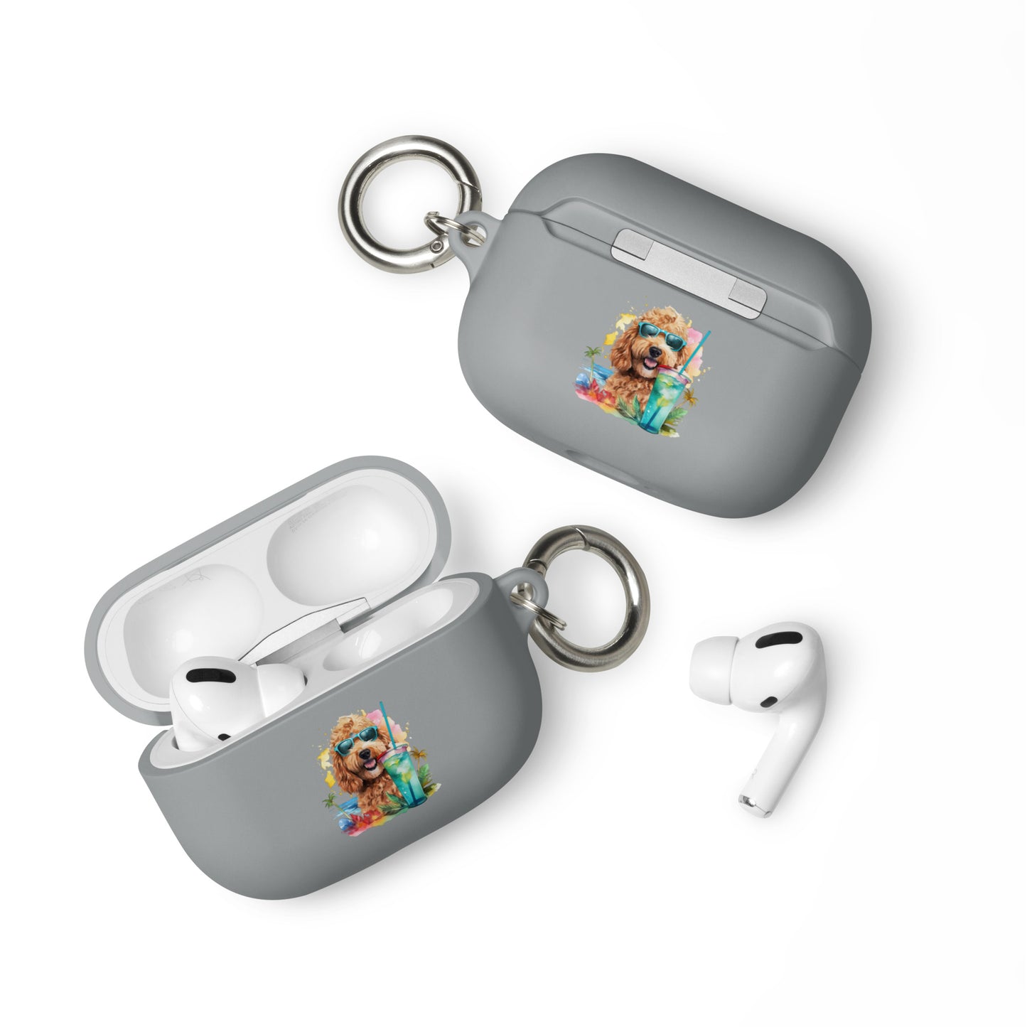 Apricot Doodle Rubber Case for AirPods® & AirPods® Pro!