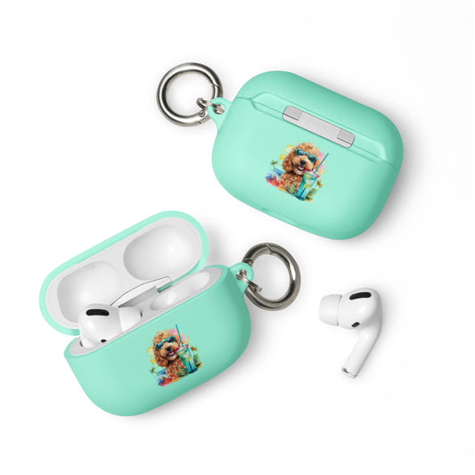 Apricot Doodle Rubber Case for AirPods® & AirPods® Pro!