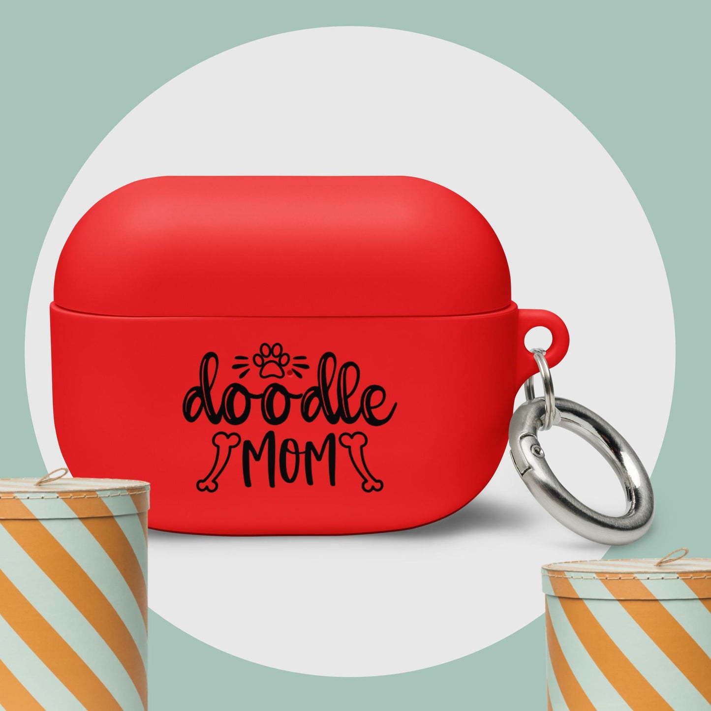 Doodle Mom Rubber Case for AirPods® & AirPods® Pro