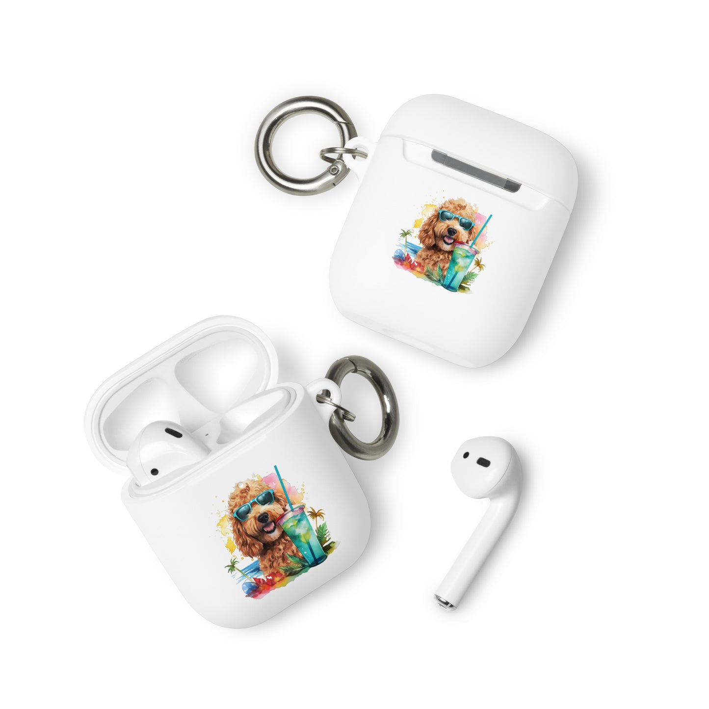 Apricot Doodle Rubber Case for AirPods® & AirPods® Pro!