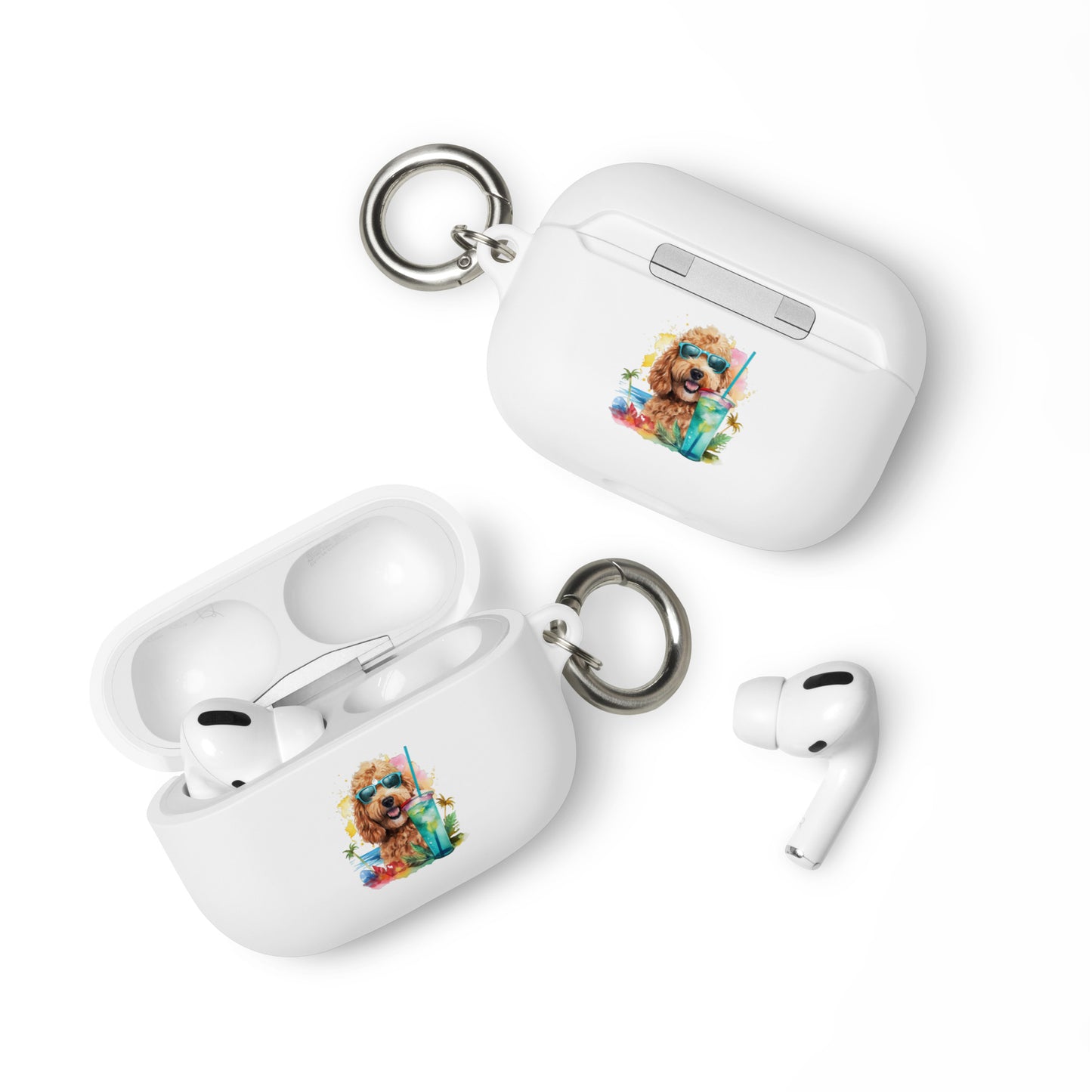 Apricot Doodle Rubber Case for AirPods® & AirPods® Pro!