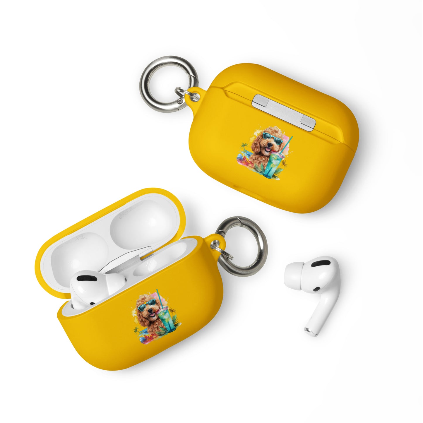 Apricot Doodle Rubber Case for AirPods® & AirPods® Pro!