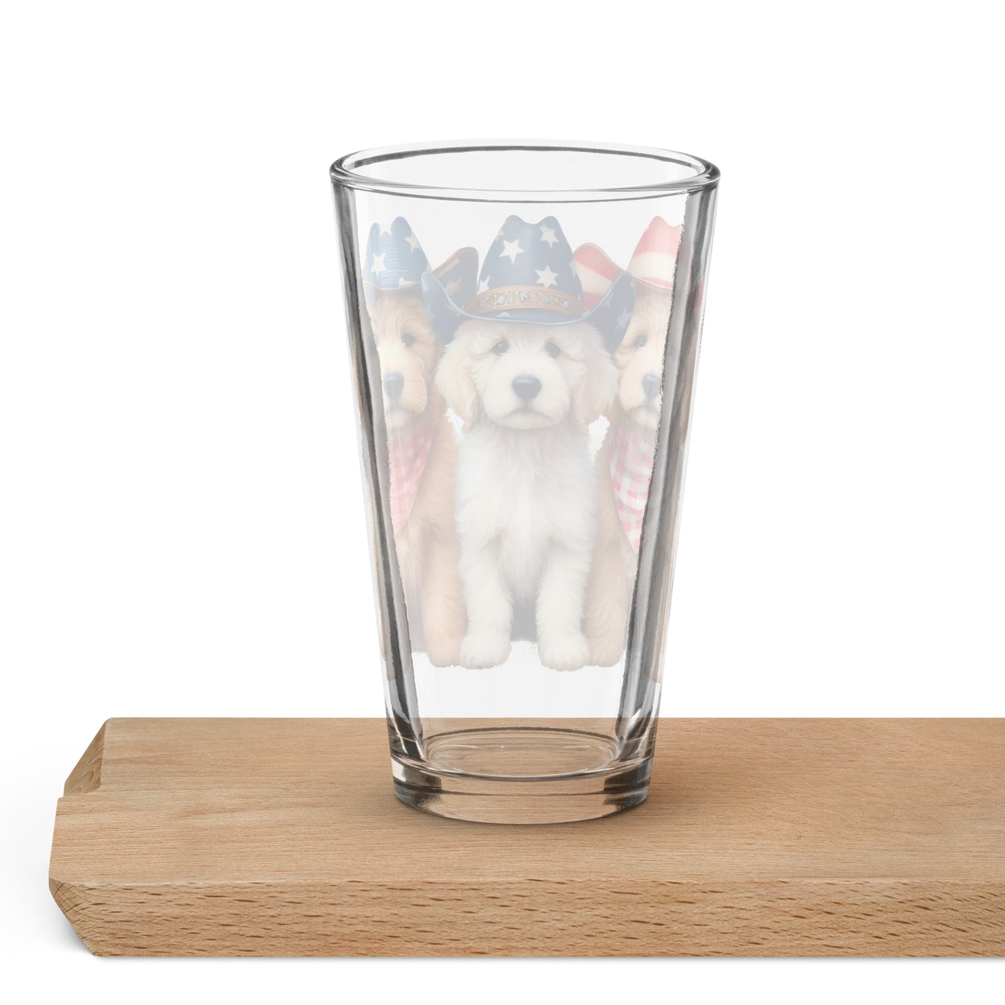 Patriotic Doodles Shaker Pint Glass