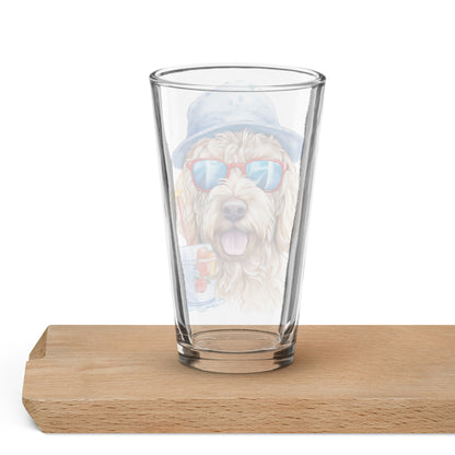 Doodle Shaker Pint Glass