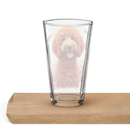 Patriotic Doodle Shaker Pint Glass