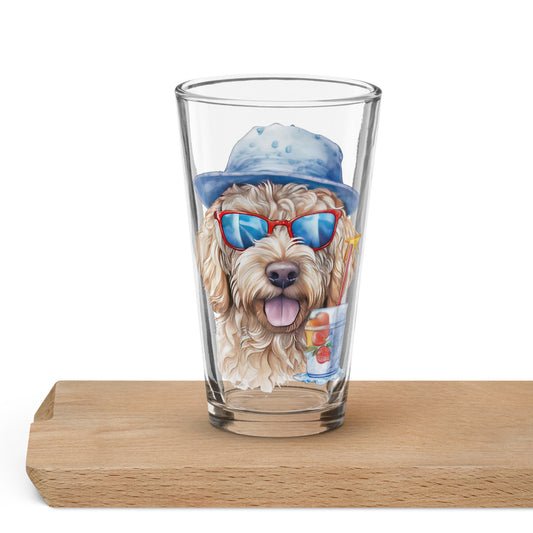 Doodle Shaker Pint Glass