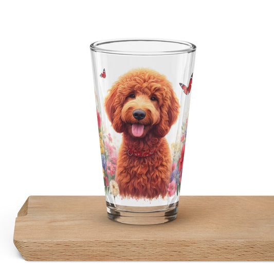 Patriotic Doodle Shaker Pint Glass