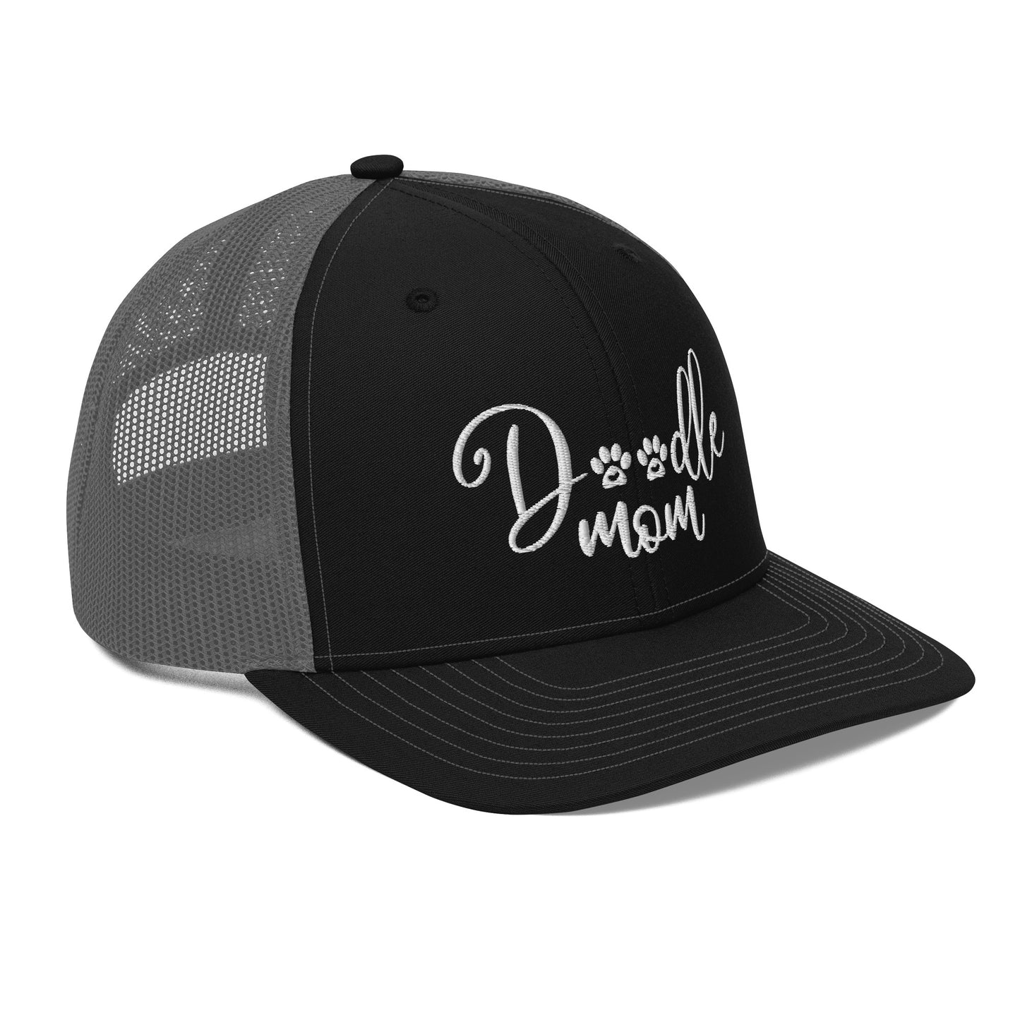 Doodle Mom Embroidered Trucker Cap