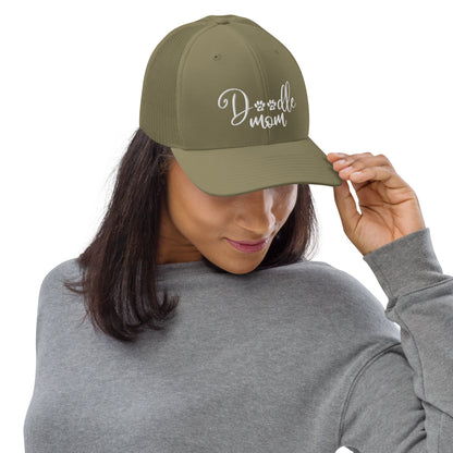 Doodle Mom Embroidered Trucker Cap