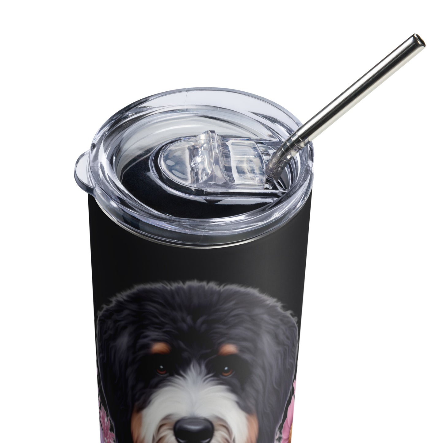 Bernedoodle Stainless Steel Tumbler