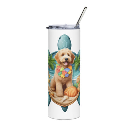 Sea Turtle Doodle Stainless Steel Tumbler