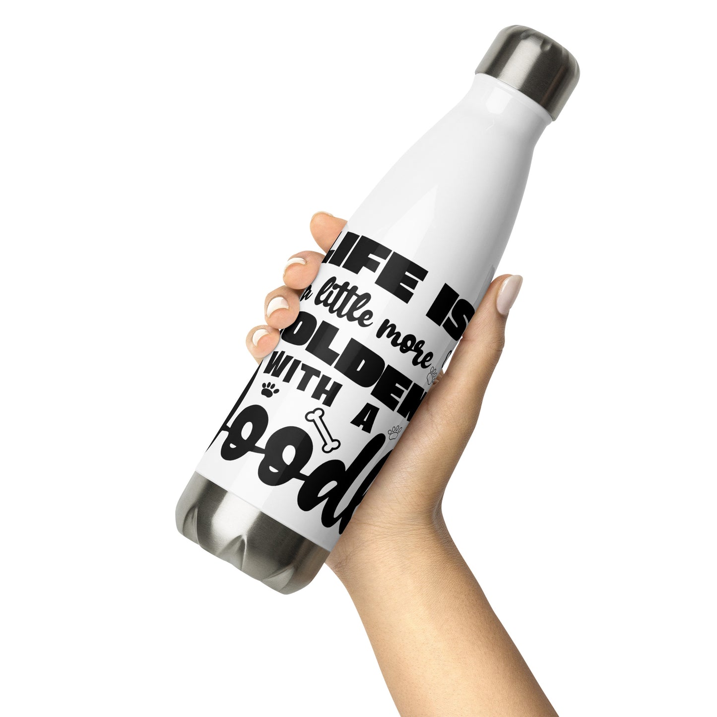 Life is Golden Stainless Steel Water Bottle