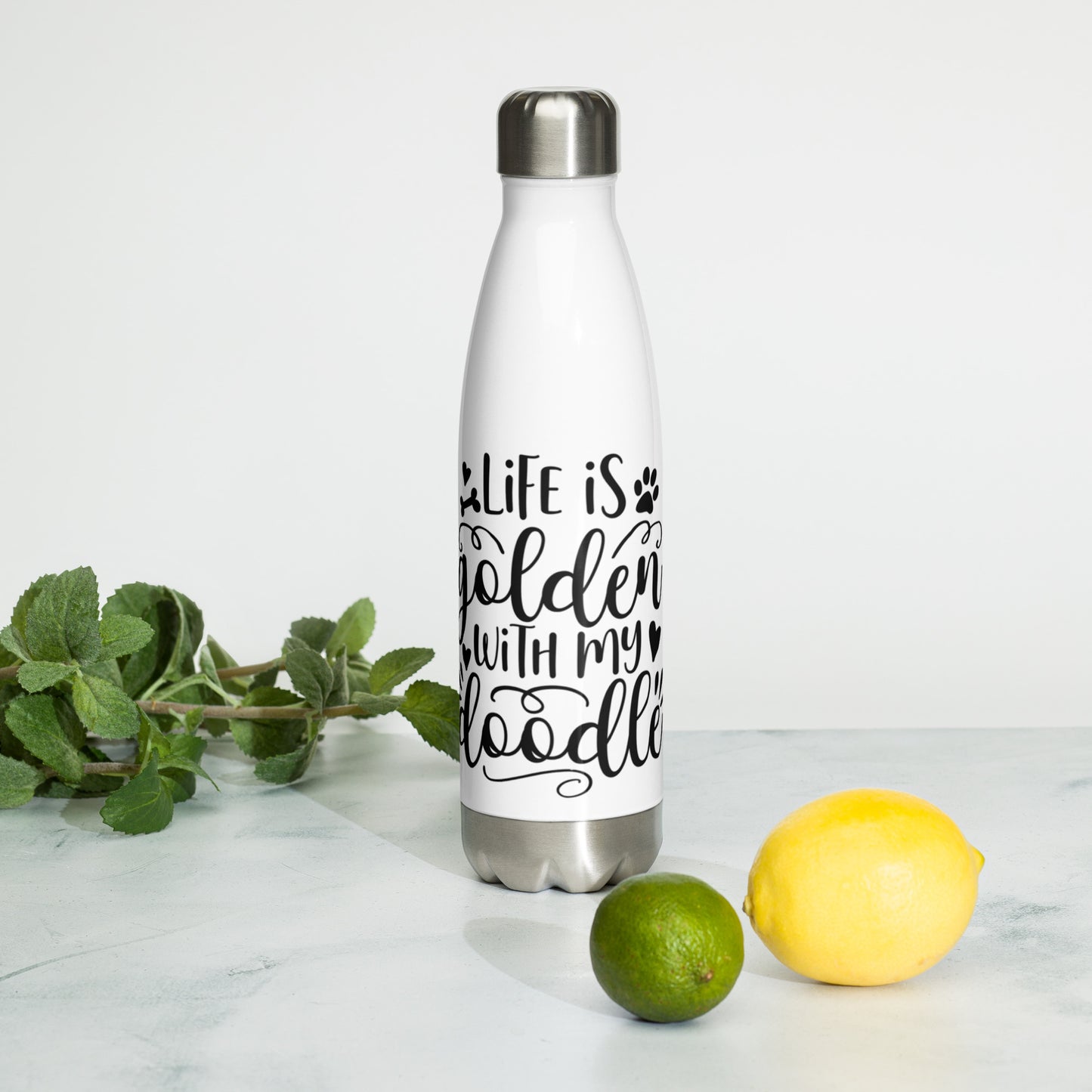 Life is Golden Stainless Steel Water Bottle