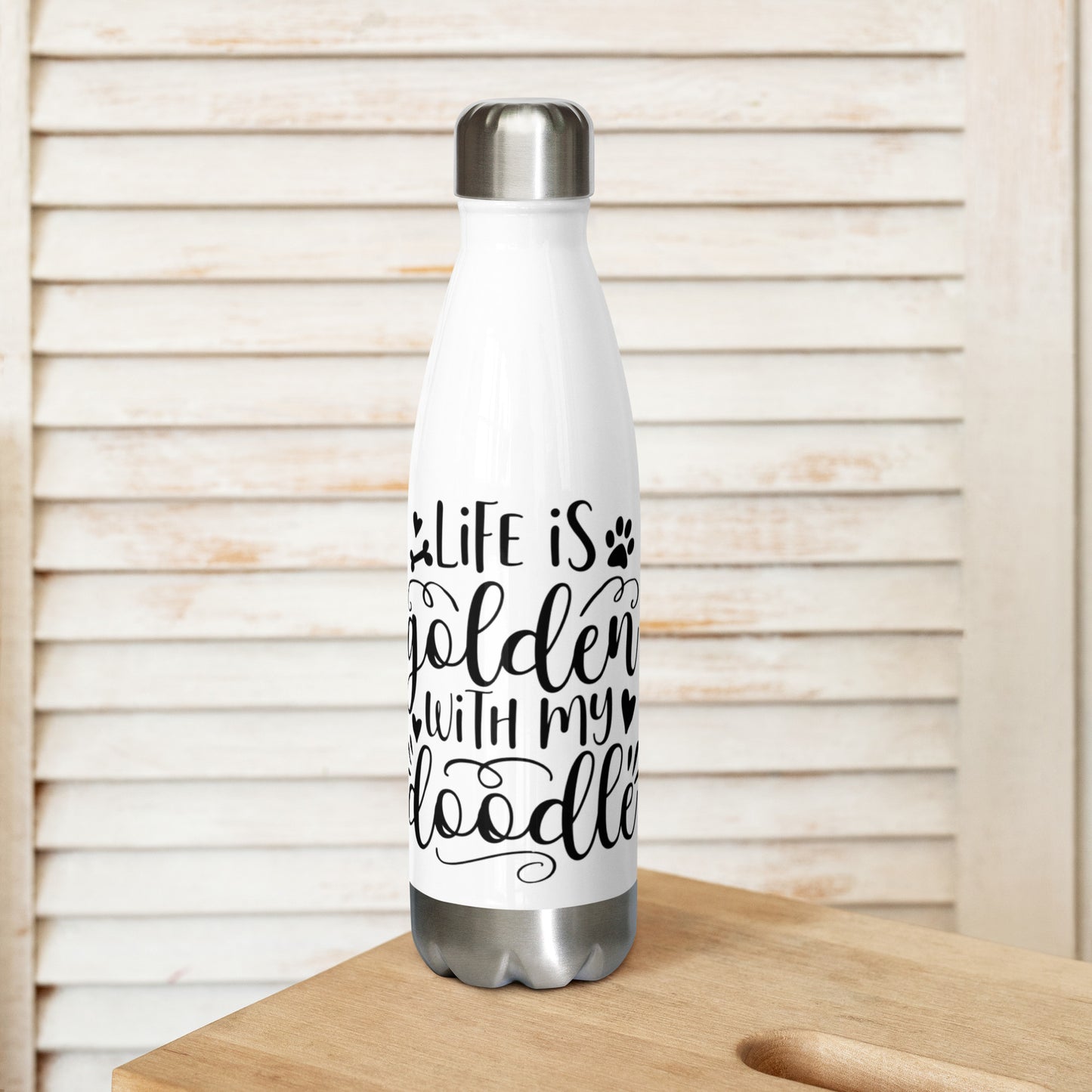 Life is Golden Stainless Steel Water Bottle