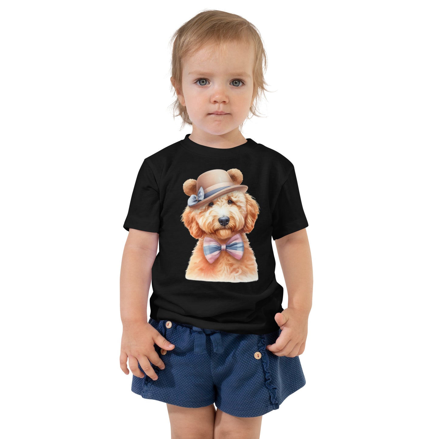 Teddy Bear Doodle Toddler Short Sleeve T Shirt