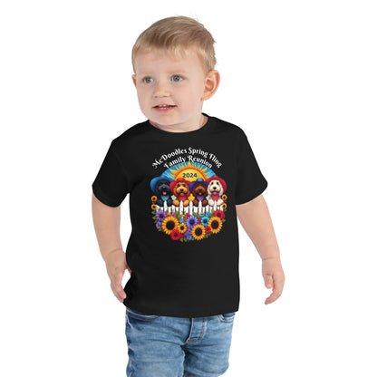 McDoodles Spring Fling Romp 2024 - Toddler Short Sleeve T Shirt