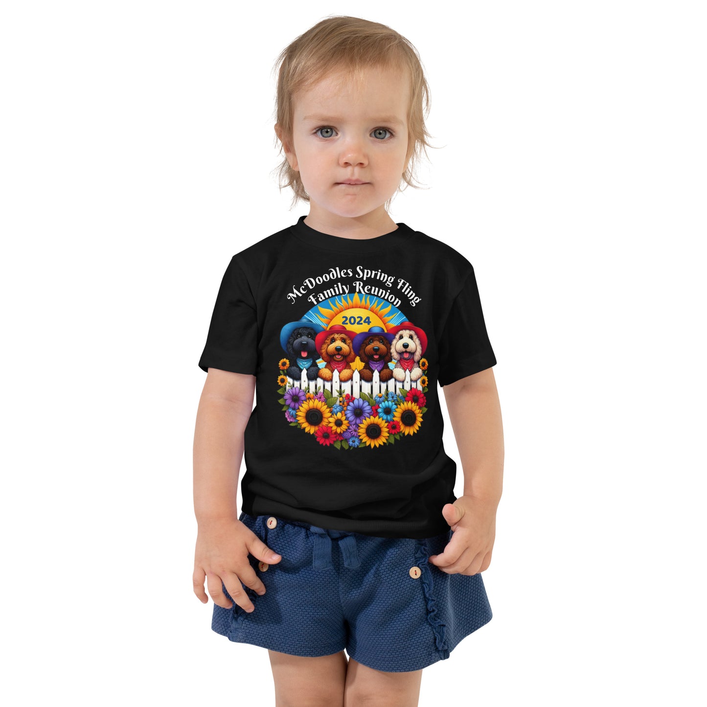 McDoodles Spring Fling Romp 2024 - Toddler Short Sleeve T Shirt