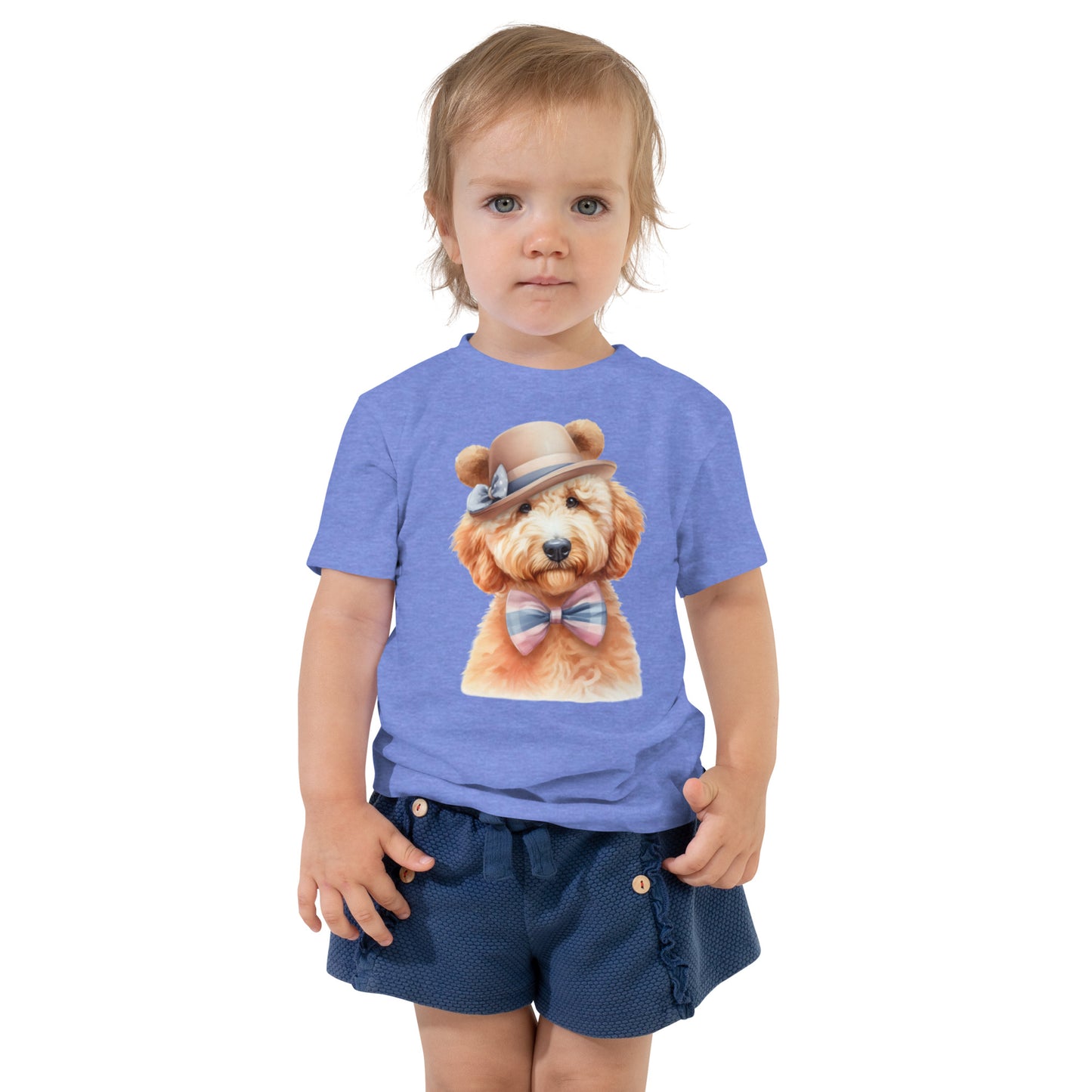 Teddy Bear Doodle Toddler Short Sleeve T Shirt