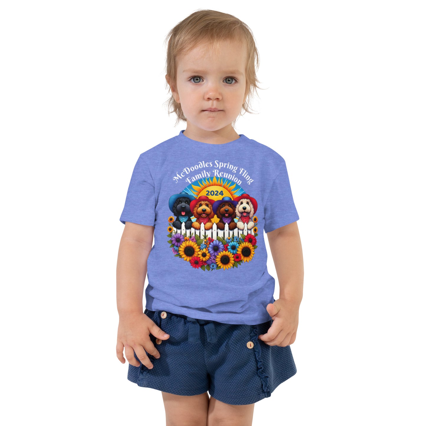 McDoodles Spring Fling Romp 2024 - Toddler Short Sleeve T Shirt