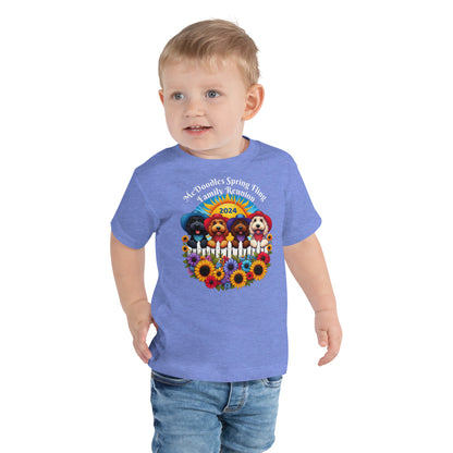 McDoodles Spring Fling Romp 2024 - Toddler Short Sleeve T Shirt