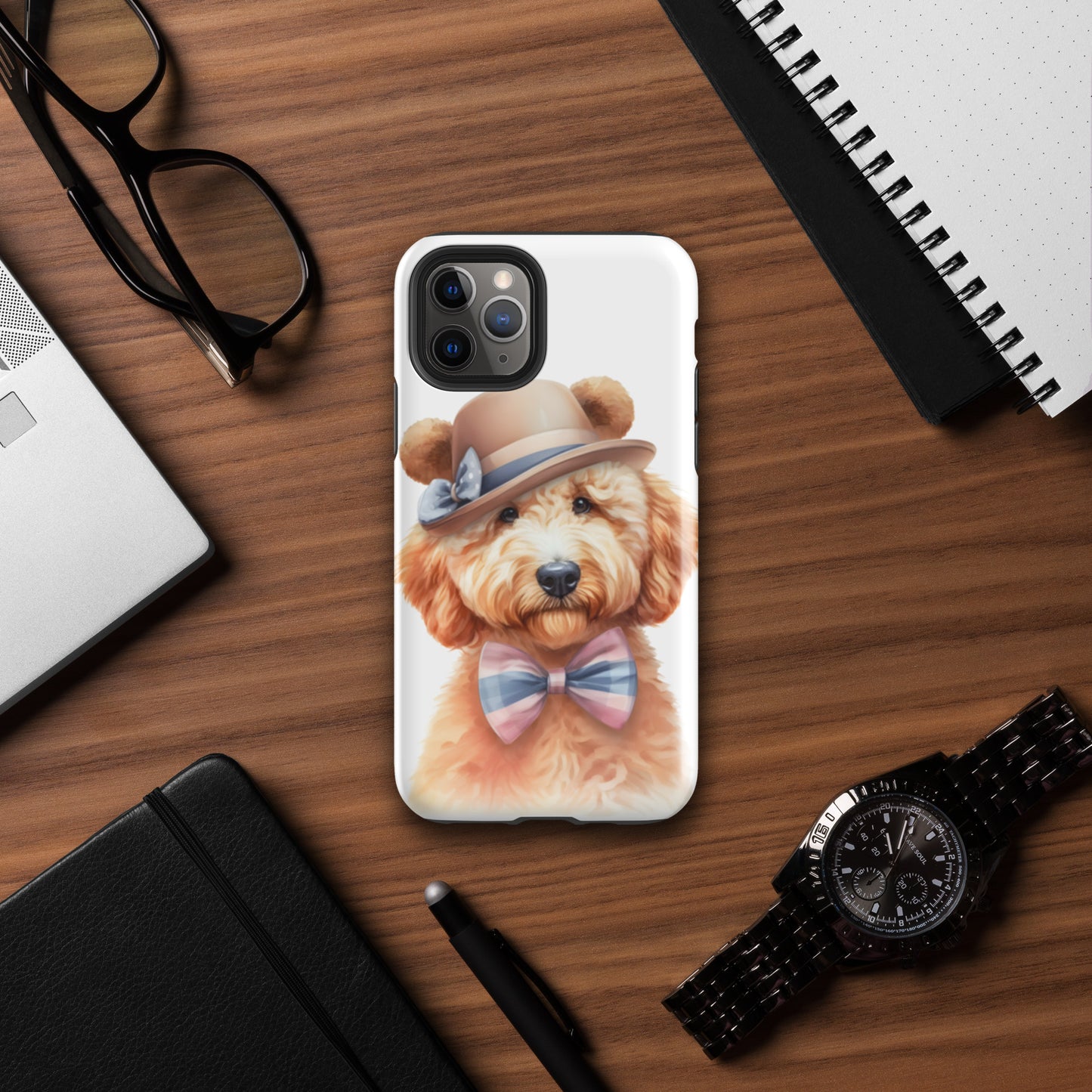 Teddy Bear Doodle Tough Case for iPhone®