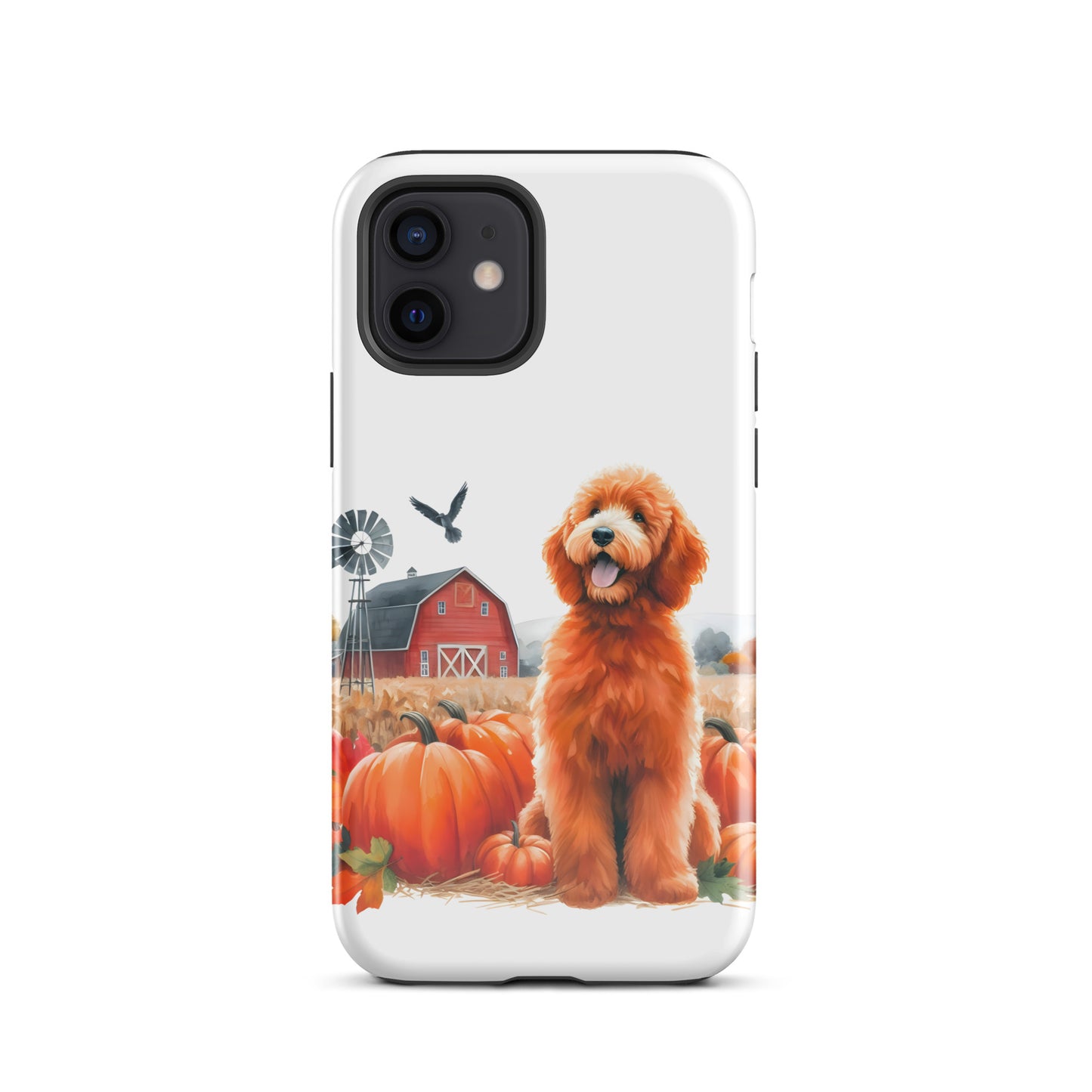 Doodle Fall Pumpkin Tough Case for iPhone®