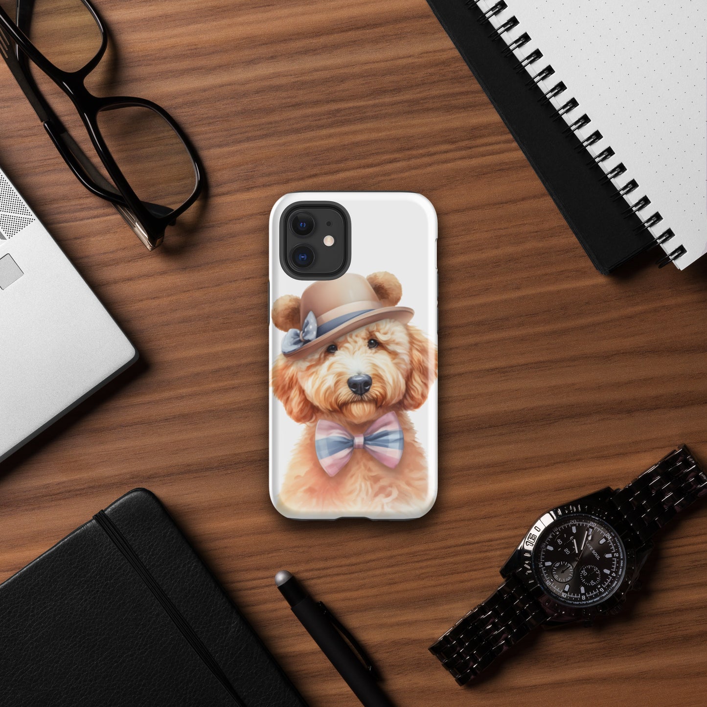 Teddy Bear Doodle Tough Case for iPhone®