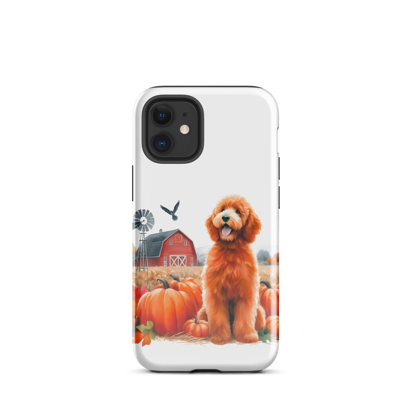 Doodle Fall Pumpkin Tough Case for iPhone®