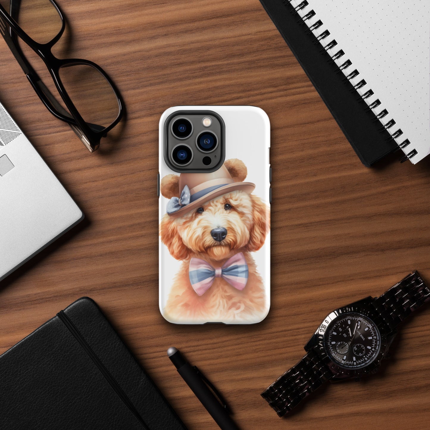 Teddy Bear Doodle Tough Case for iPhone®