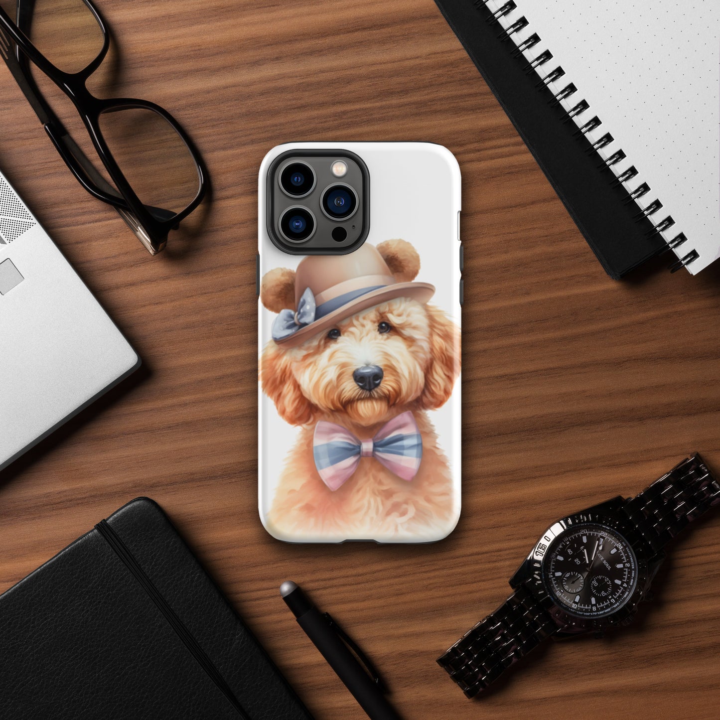 Teddy Bear Doodle Tough Case for iPhone®