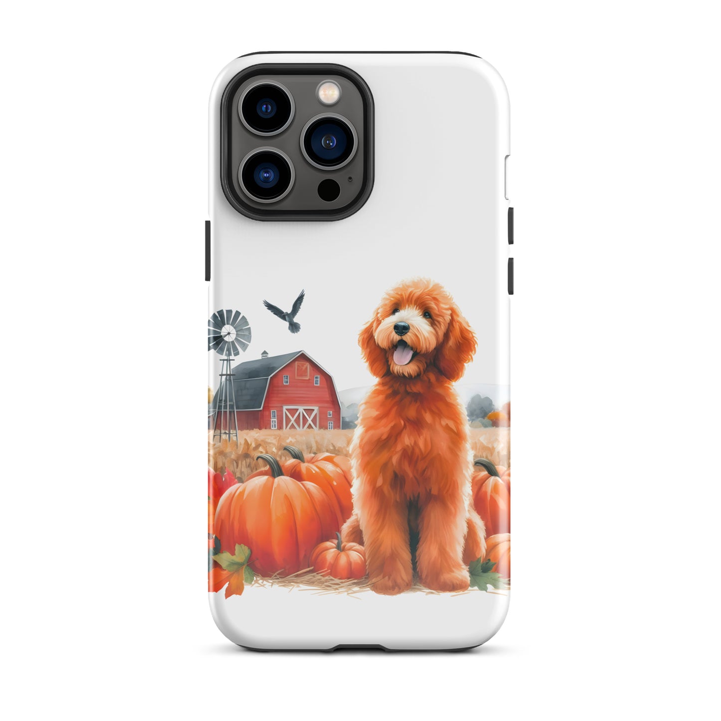 Doodle Fall Pumpkin Tough Case for iPhone®