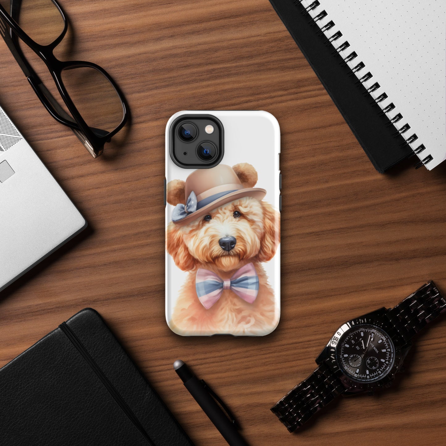 Teddy Bear Doodle Tough Case for iPhone®