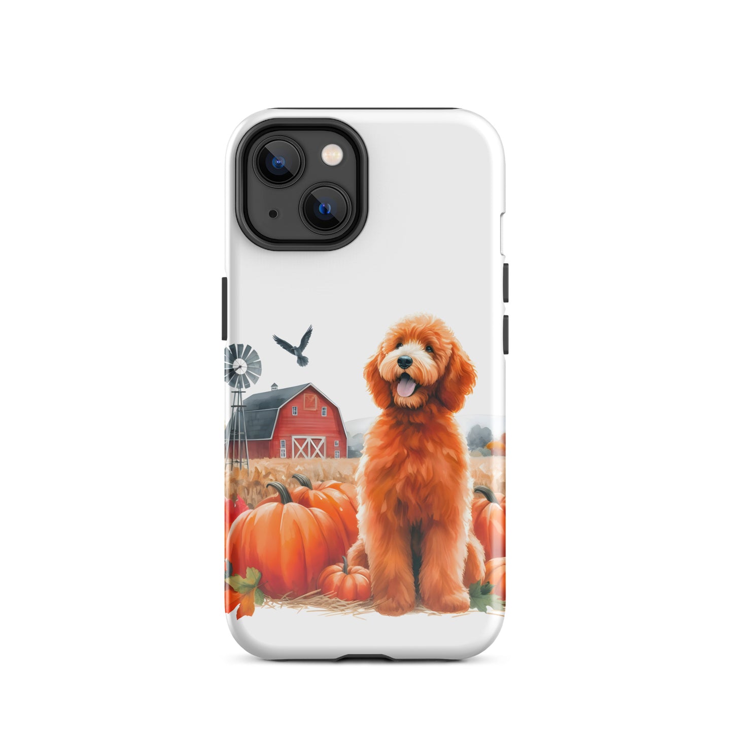 Doodle Fall Pumpkin Tough Case for iPhone®