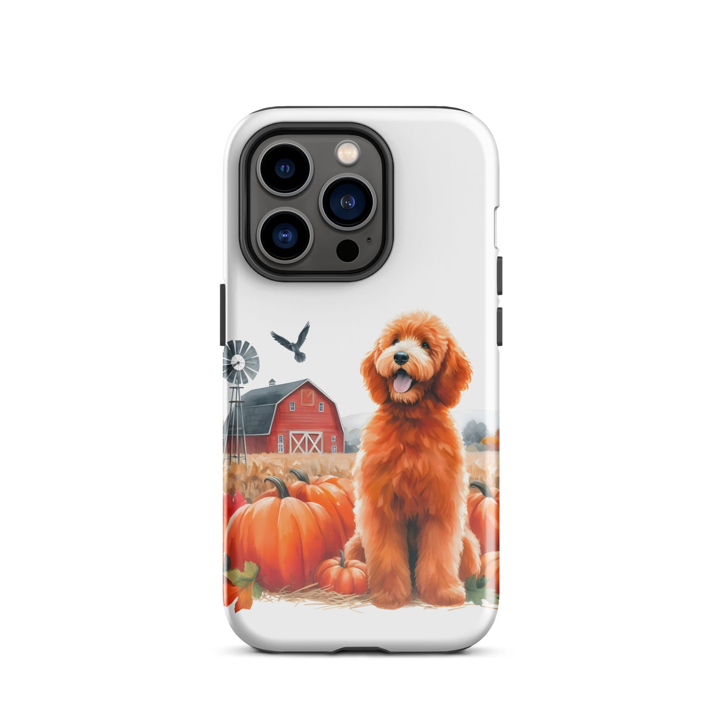 Doodle Fall Pumpkin Tough Case for iPhone®