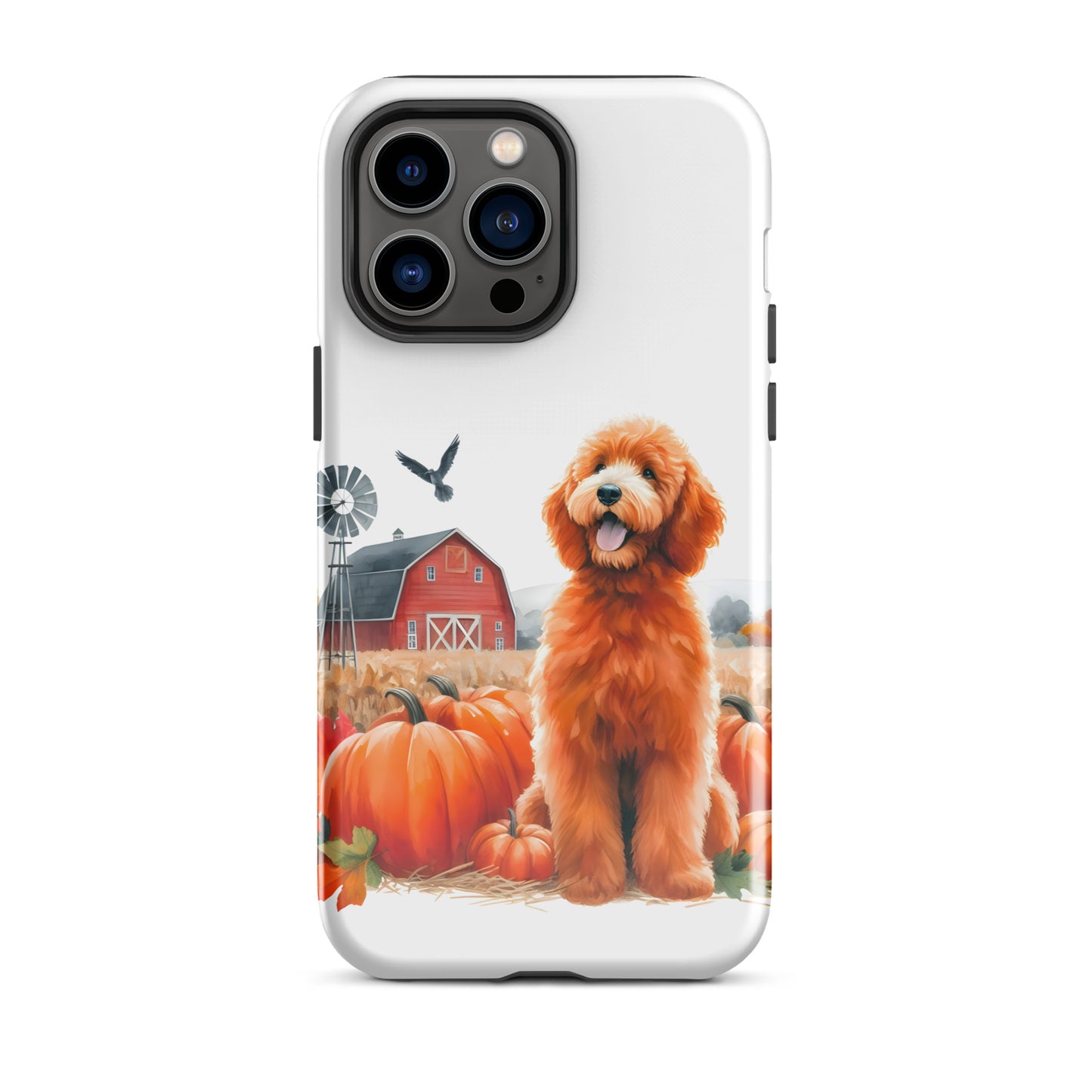 Doodle Fall Pumpkin Tough Case for iPhone®