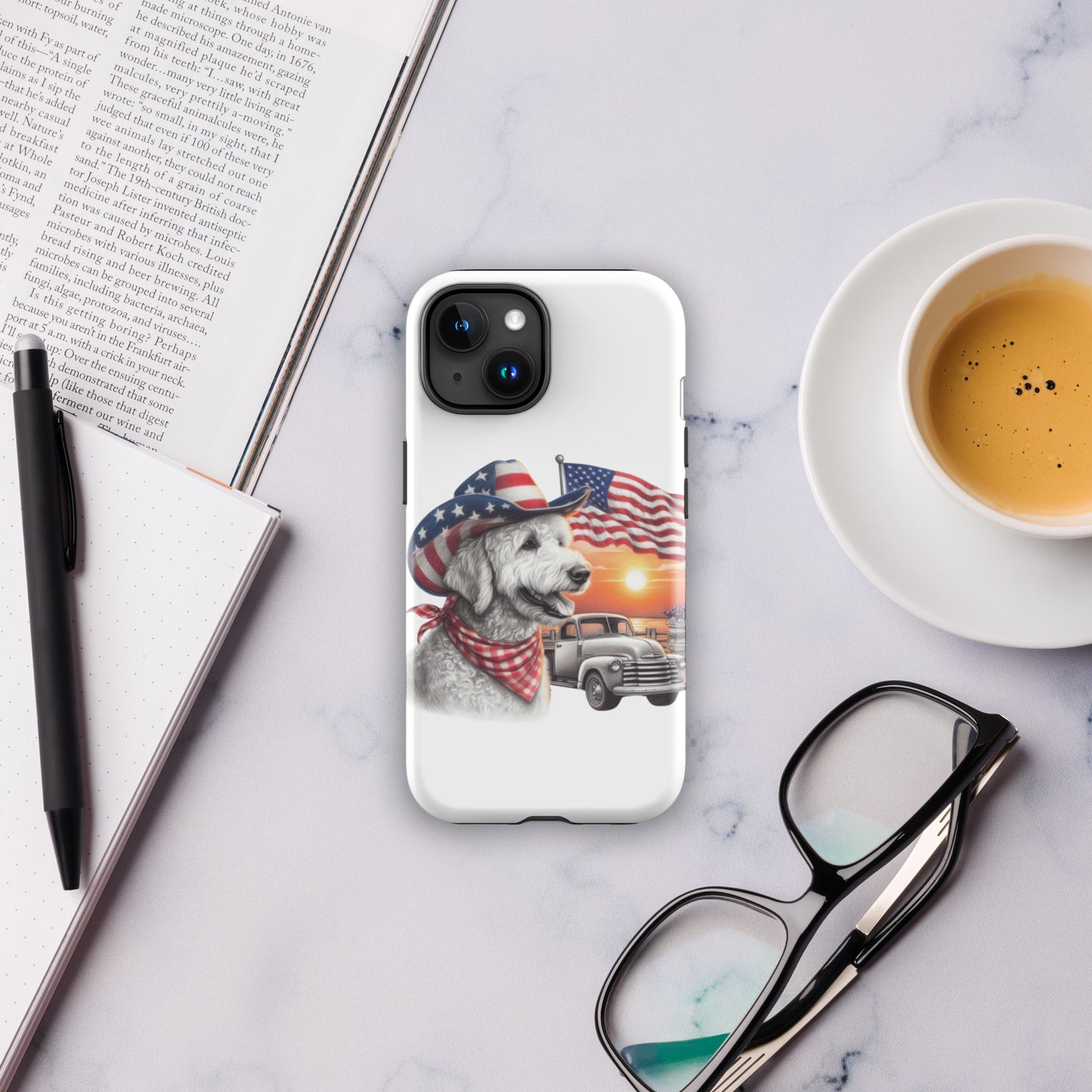 Patriotic Doodle Tough Case for iPhone®