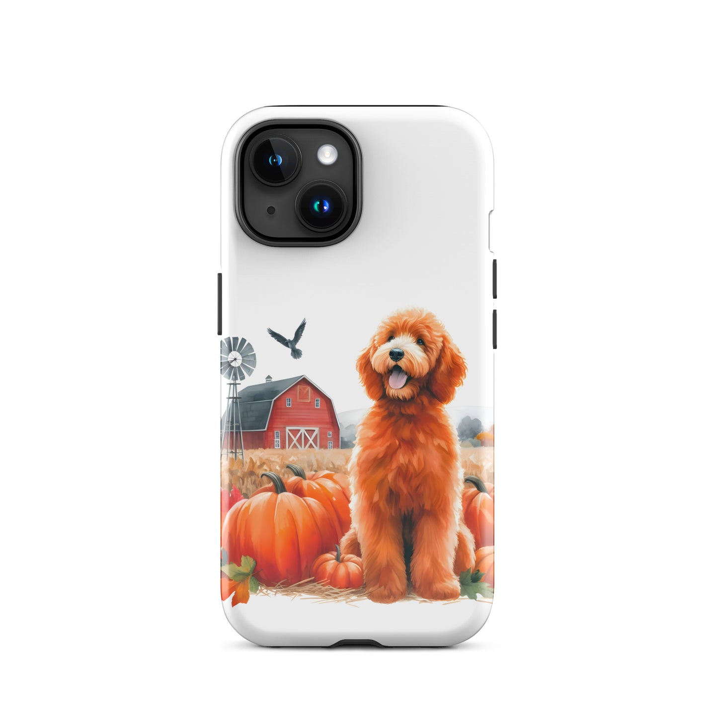 Doodle Fall Pumpkin Tough Case for iPhone®