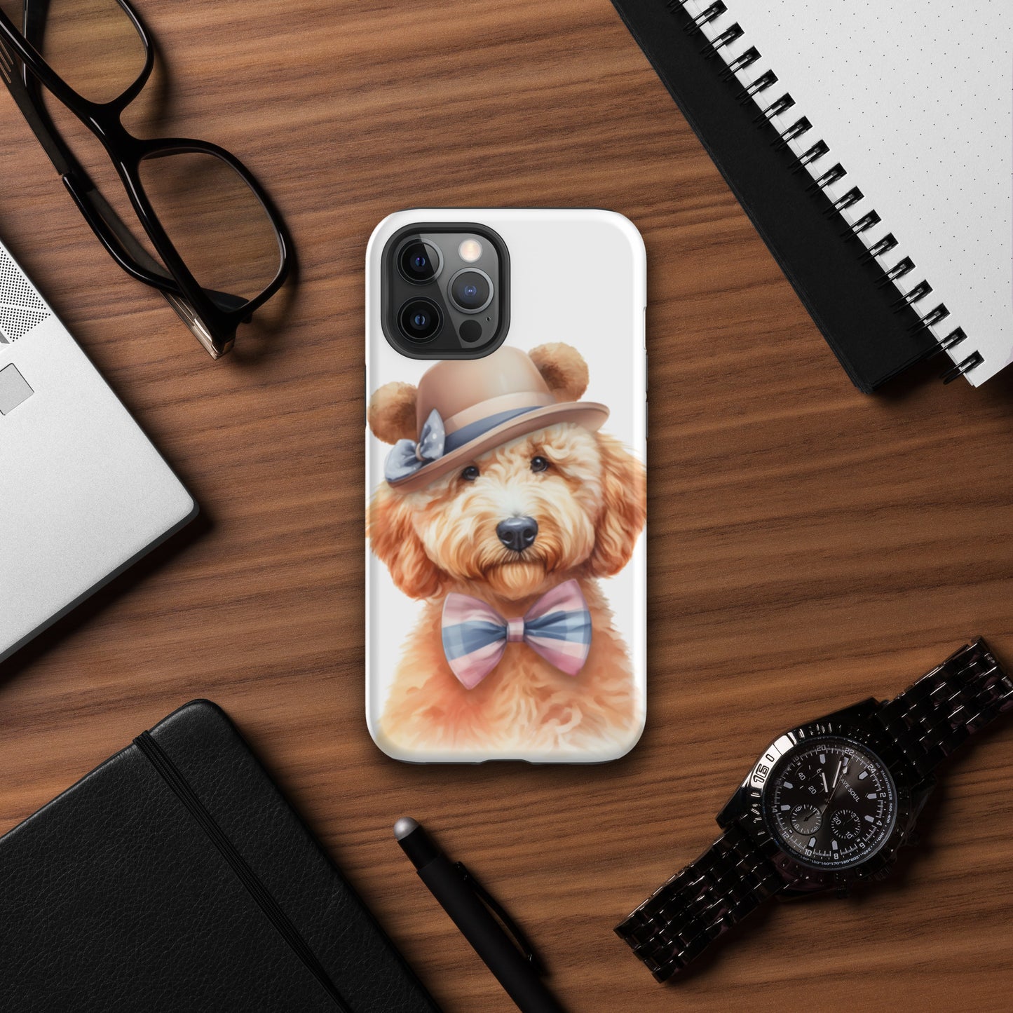 Teddy Bear Doodle Tough Case for iPhone®