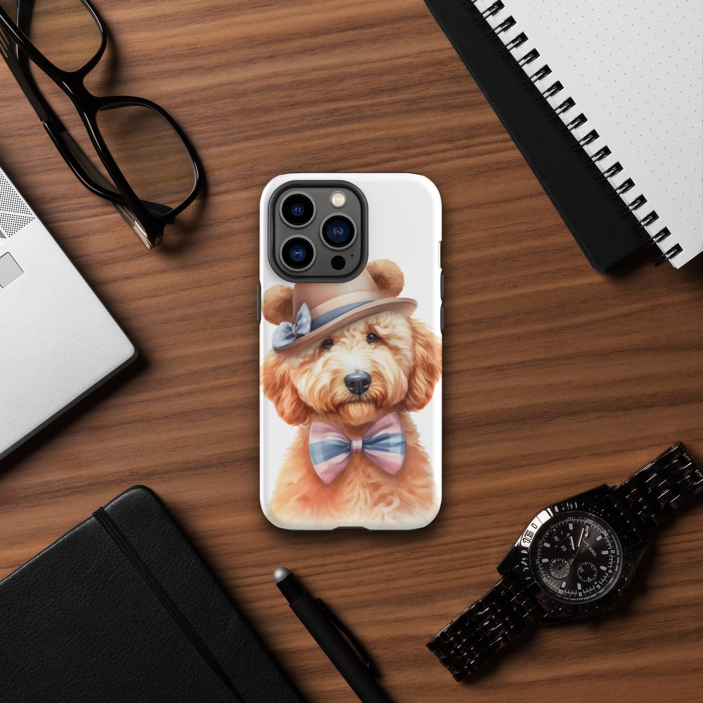 Teddy Bear Doodle Tough Case for iPhone®