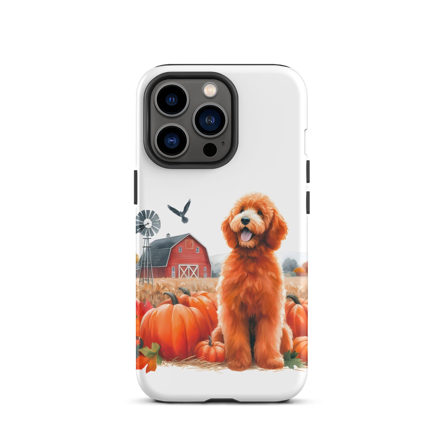 Doodle Fall Pumpkin Tough Case for iPhone®